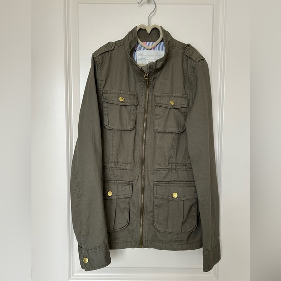 H&M Juniors Floral lined Utility Jacket - size 12/13y - Picture 2 of 5